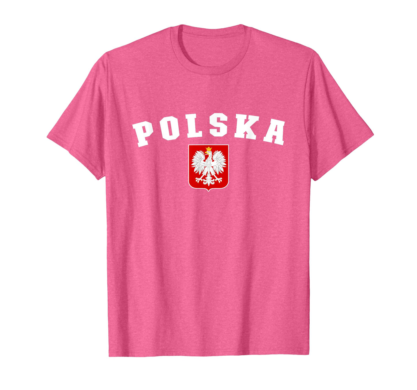 Polska, Polish White Eagle, Polish Emblem, Retro Polish Red T-Shirt
