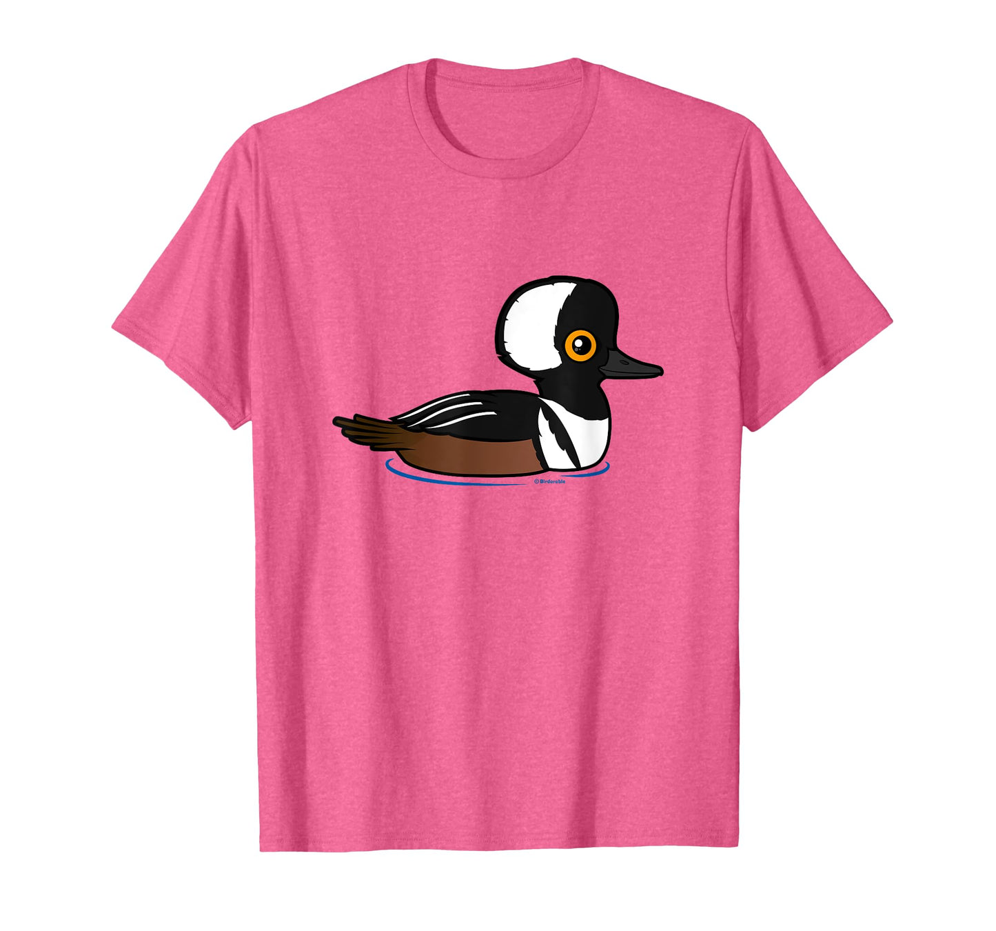 Cute Cartoon Hooded Merganser Fun Birdorable Waterfowl Duck T-Shirt