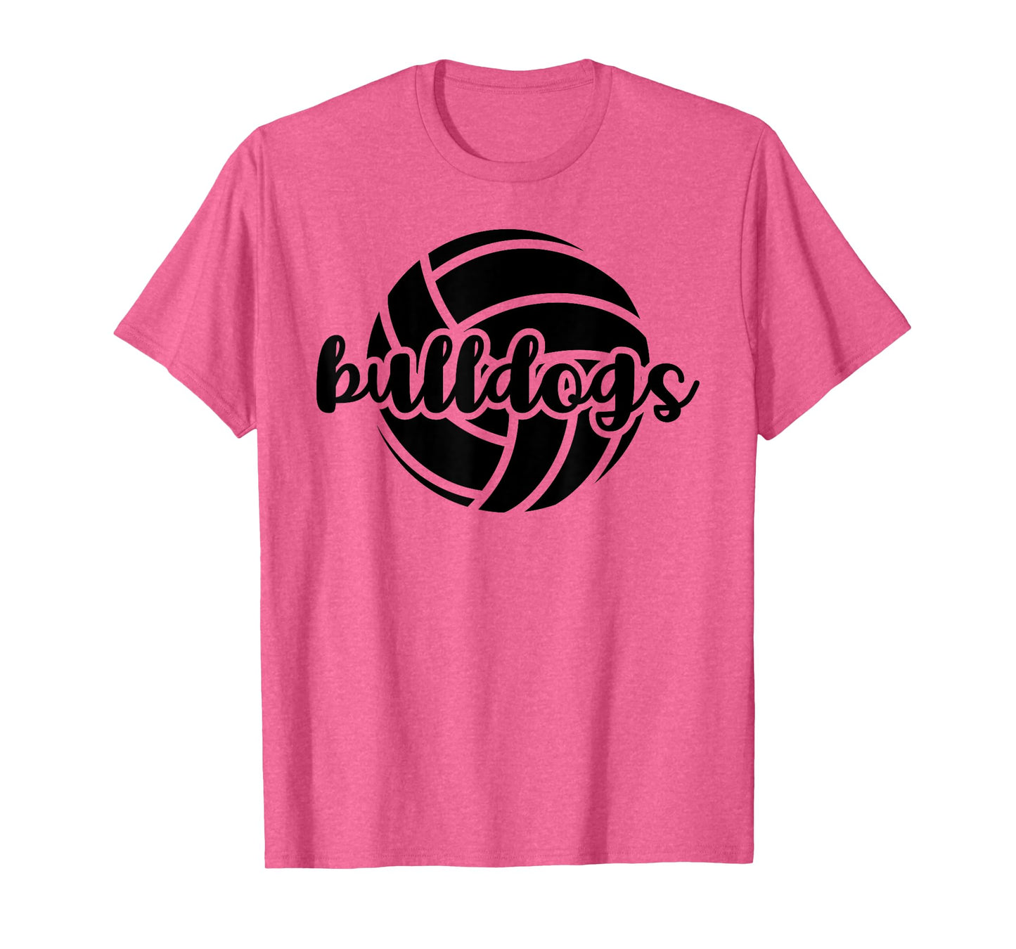 Bulldogs Volleyball Team Mascot School Spirit Game Night T-Shirt