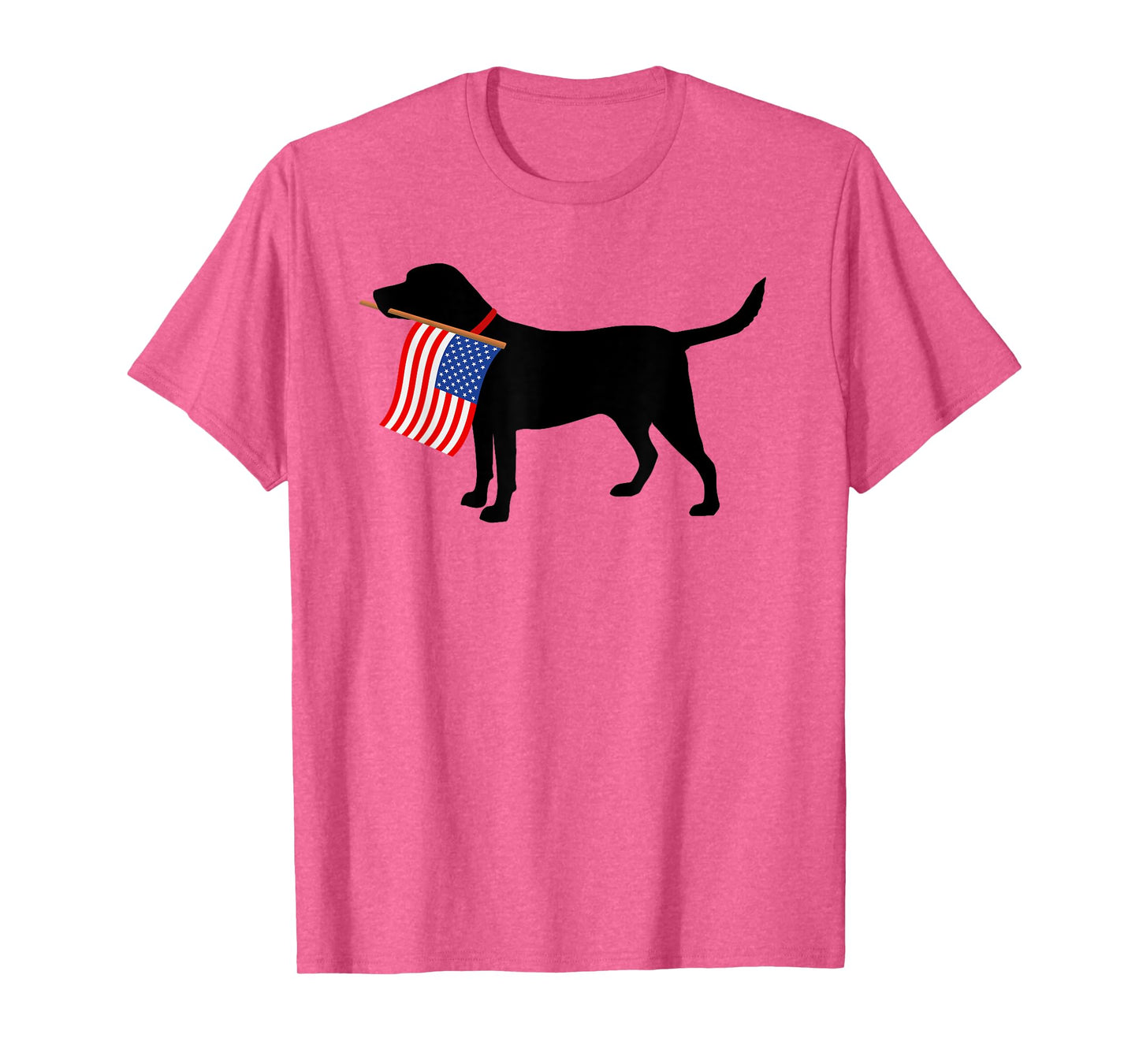 Labrador Retriever Patriotic Pooch USA Flag Dog Gift T-Shirt