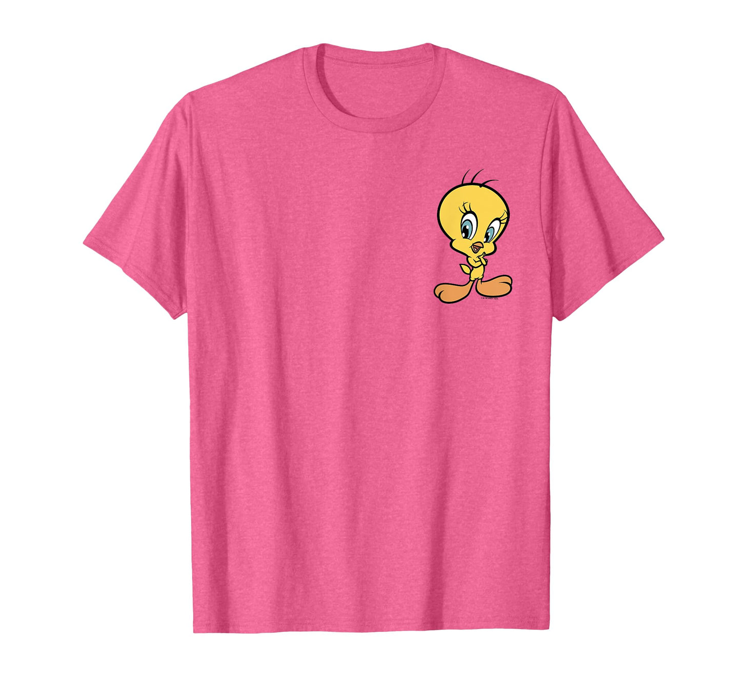 Looney Tunes Tweety Bird Simple Standing Pocket T-Shirt