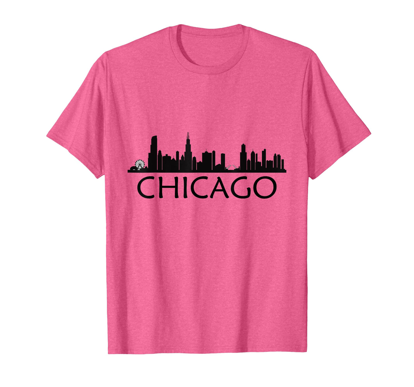 Chicago Skyline T-shirt Chi Town I Love Wind City Tee T-Shirt