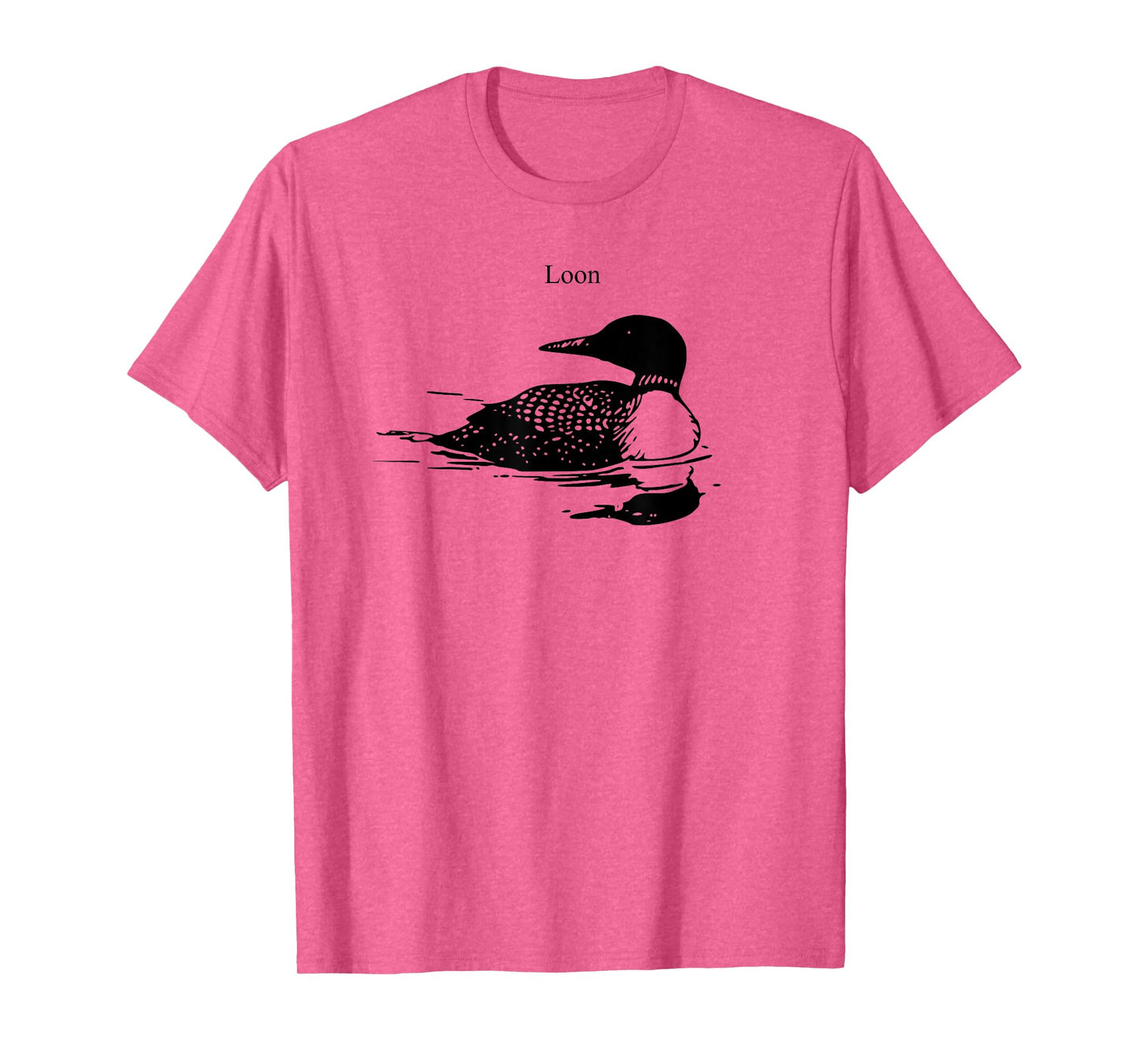 Northern Loon Bird Lover Art Illustration T-Shirt