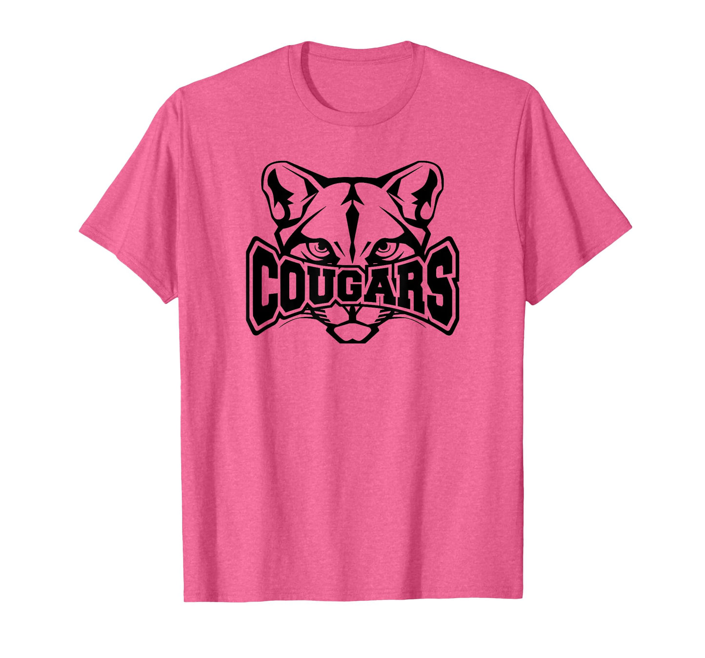 Cougars Teacher Student School Sports Fan Team Spirit T-Shirt