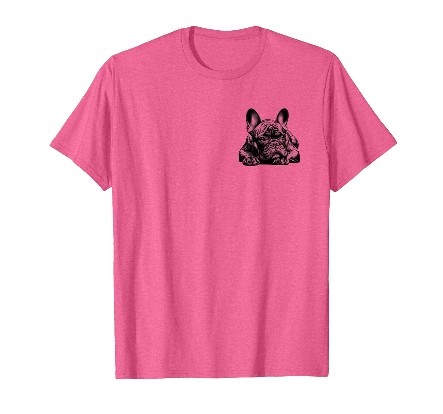 Dreamy French Bulldog on Chest T-Shirt