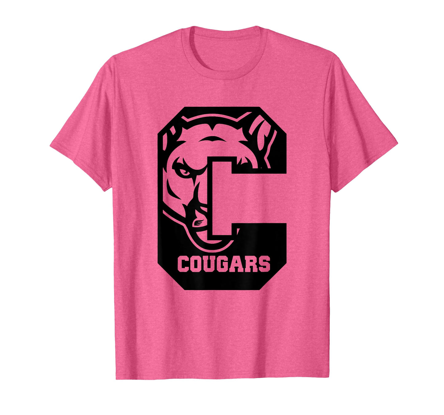 Cougars Football School Sports Fan Team Spirit T-Shirt