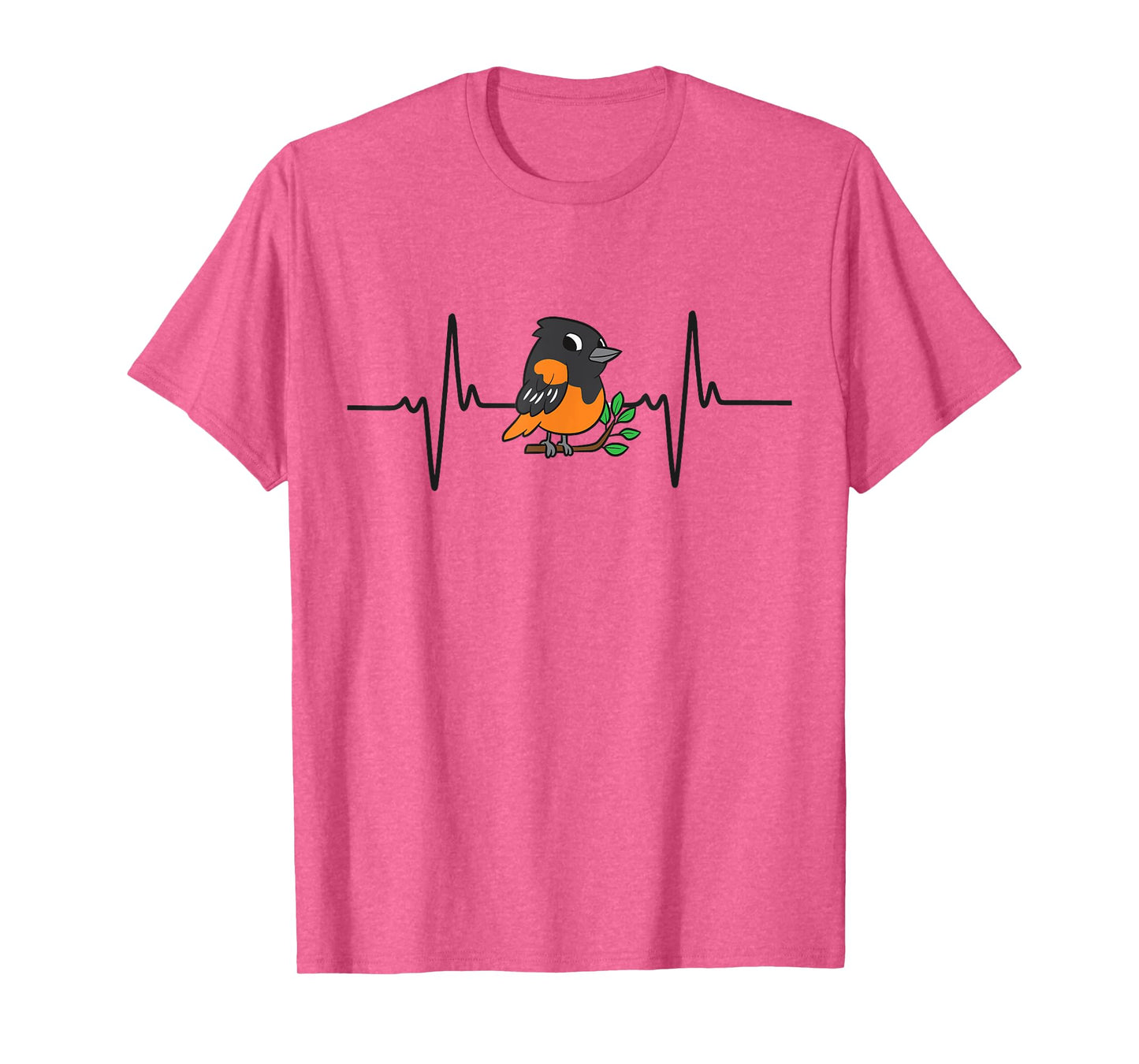 Oriole Bird Heartbeat T-Shirt