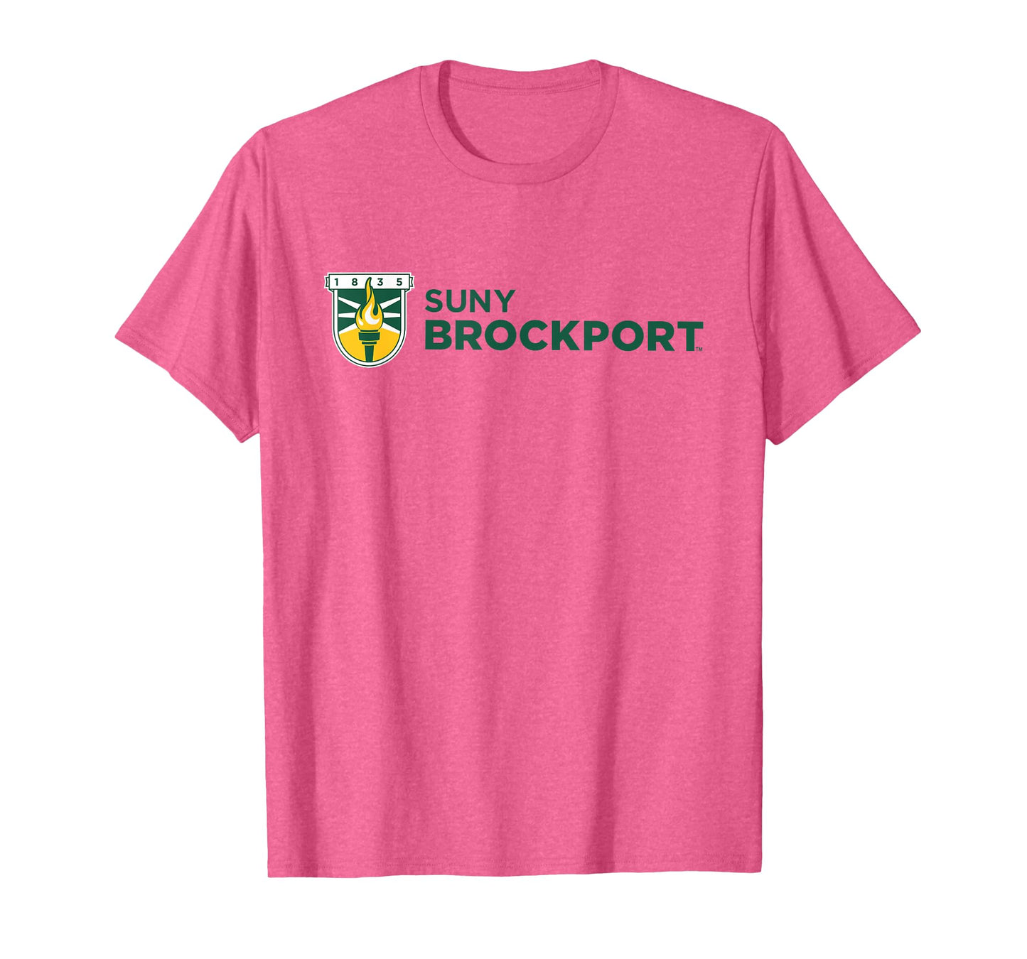 SUNY Brockport Golden Eagles Institutional Shield Logo T-Shirt