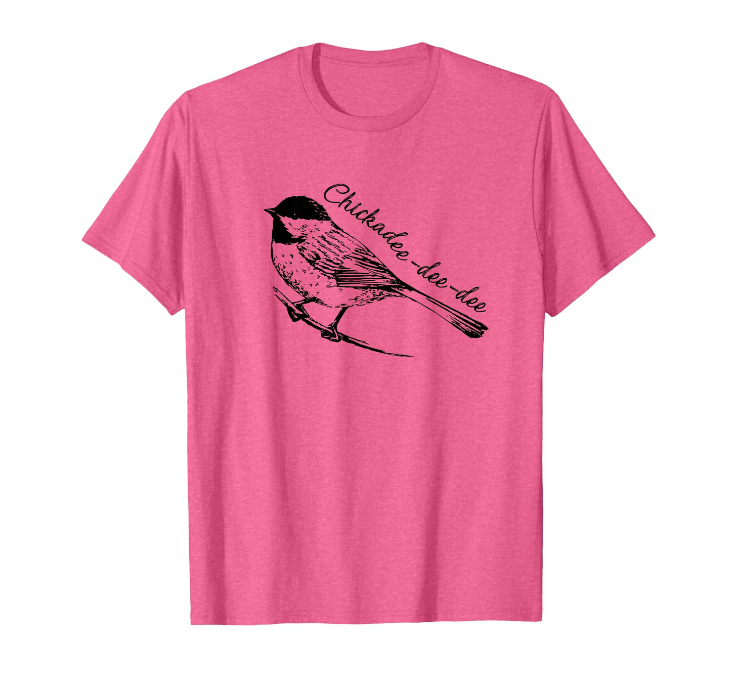 Black Capped Chickadee Bird Shirt T-Shirt