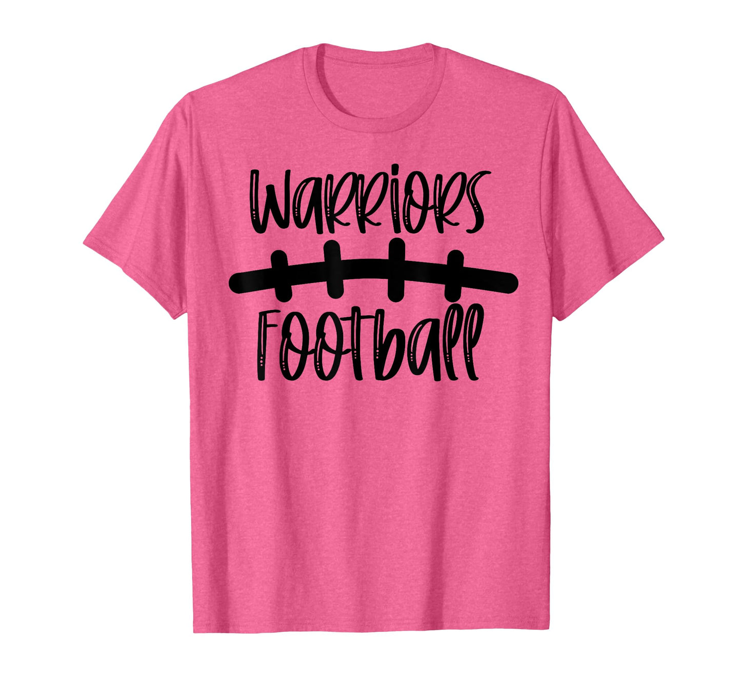 Warriors Football School Spirit Team Mascot Game Night T-Shirt