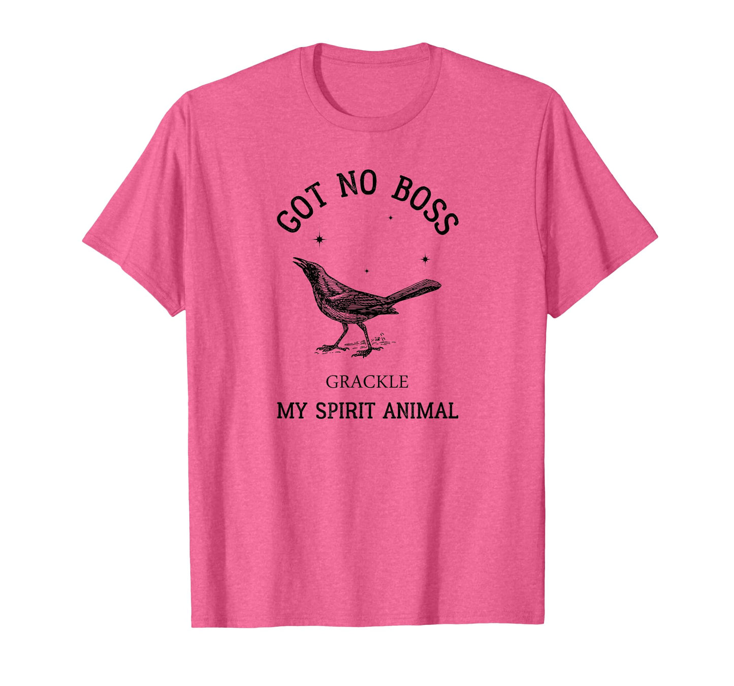 Grackle got no boss - AUSTIN SPIRIT ANIMAL T-Shirt