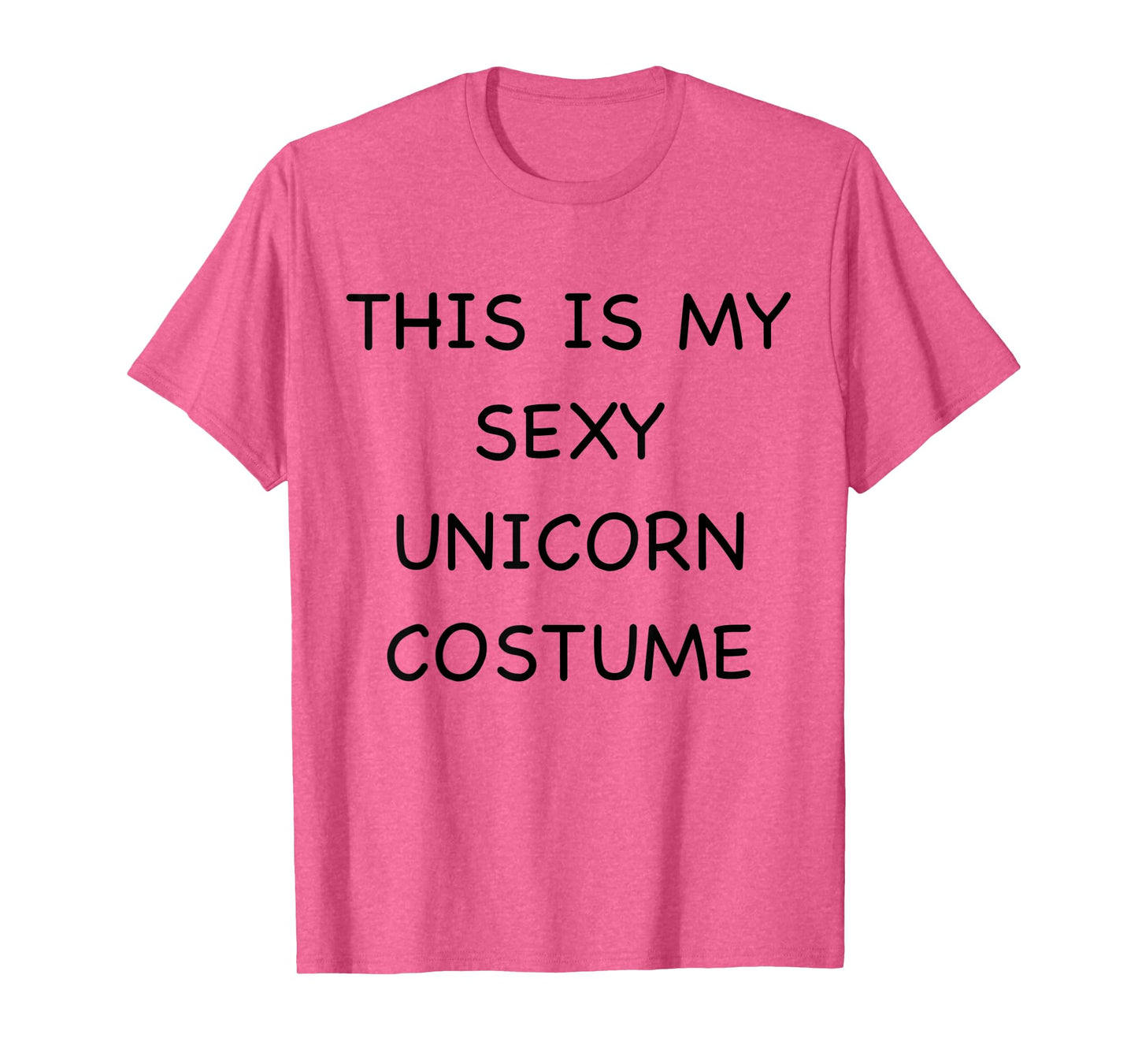 Sexy Unicorn Lazy Halloween Costume Funny Easy Outfit T-Shirt