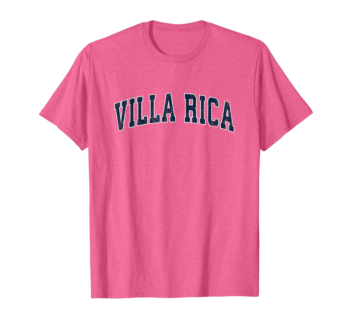 Villa Rica Georgia GA Vintage Sports Design Navy Design T-Shirt