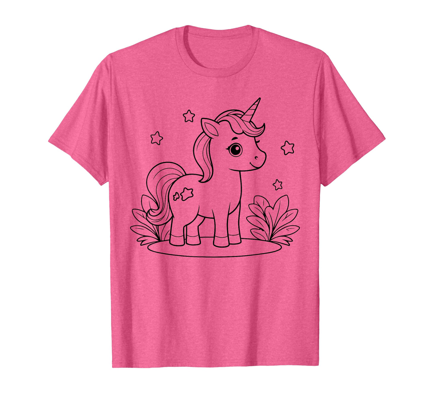 Unicorn to paint and color T-Shirt