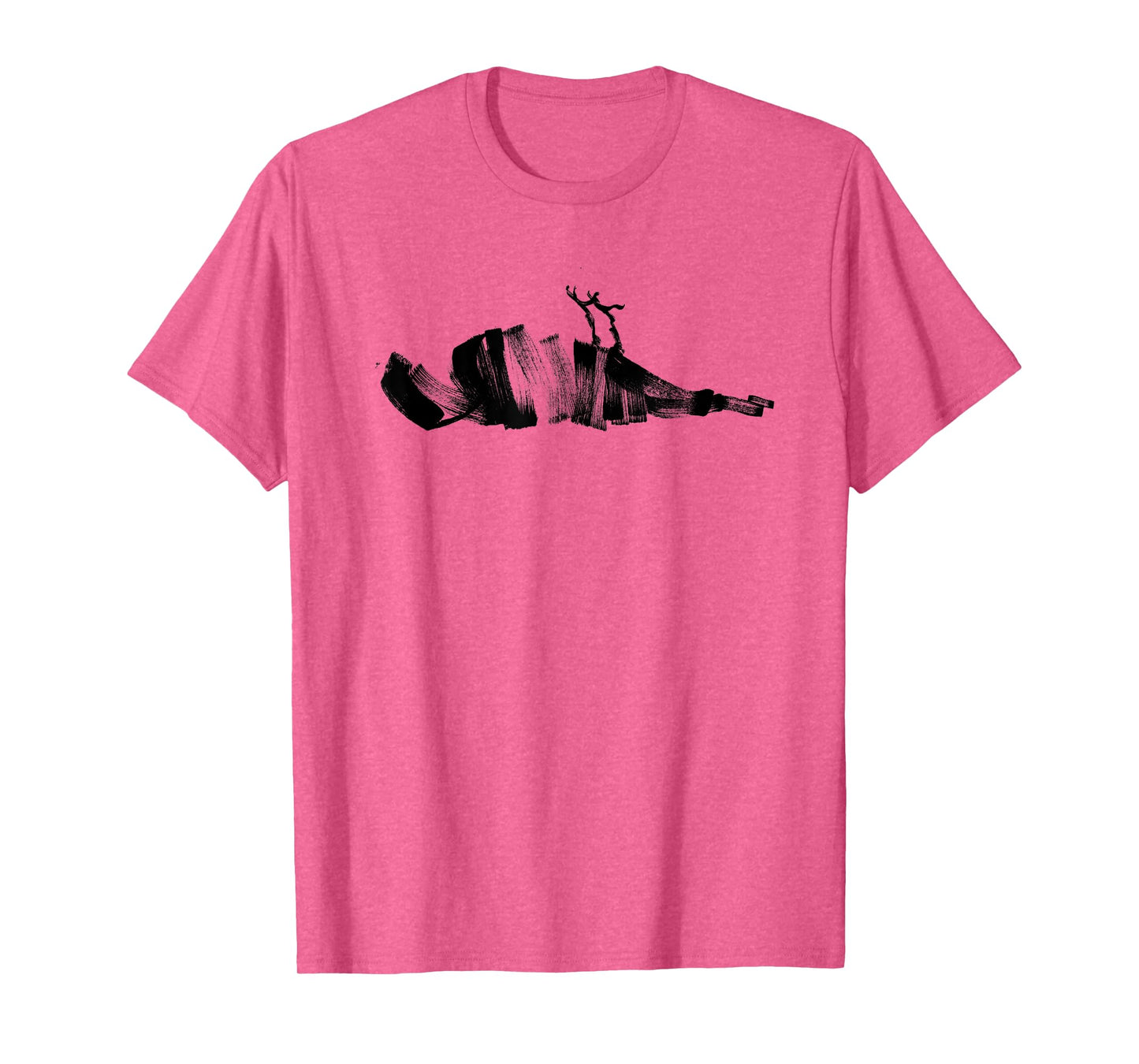 ATTICUS Brush Bird T Shirt (Black Print)