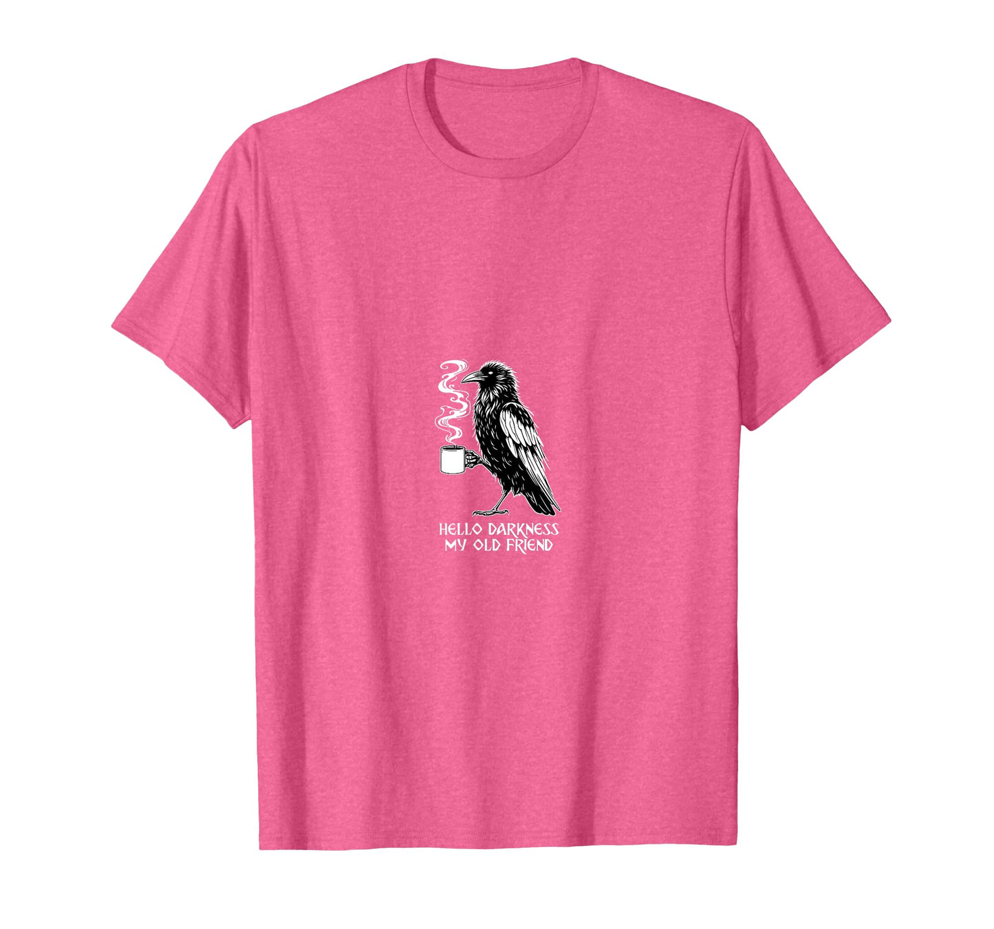 Coffee Lover Hello darkness my old friend Raven Crow T-Shirt
