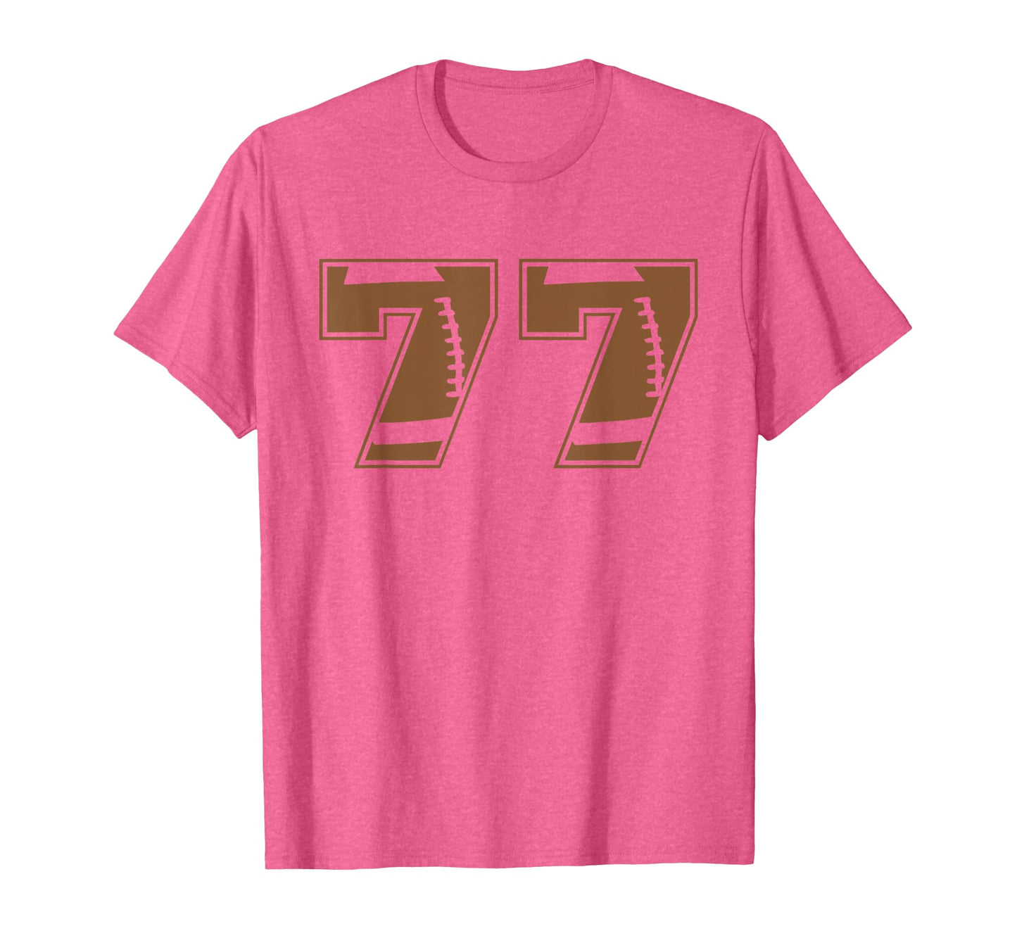 Football 77 Jersey Number T-Shirt