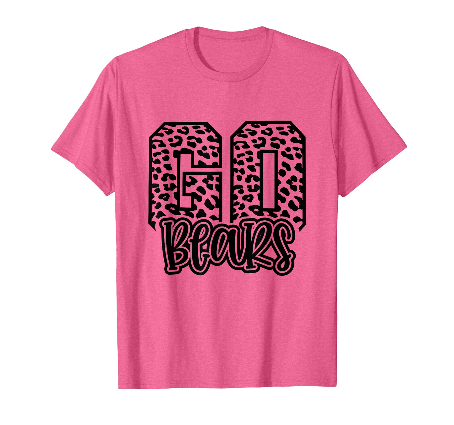 Bears Mascot GO Team Spirit Game Day School Cute Trendy T-Shirt