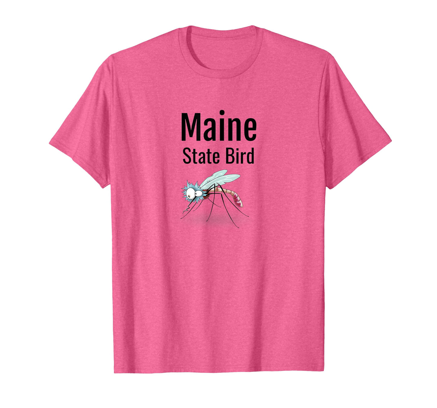 Maine State Bird Funny Mosquito T-Shirt
