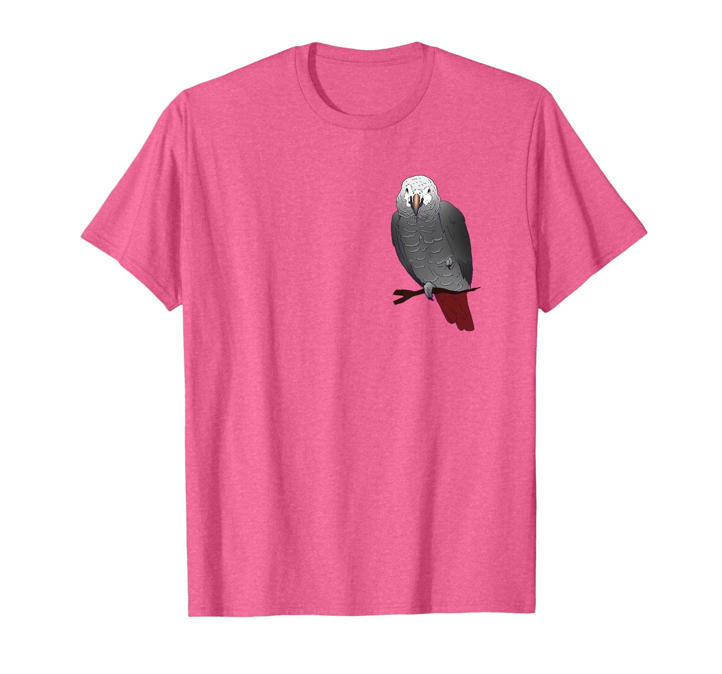 Timneh African Grey Parrot Perching on a Branch T-Shirt