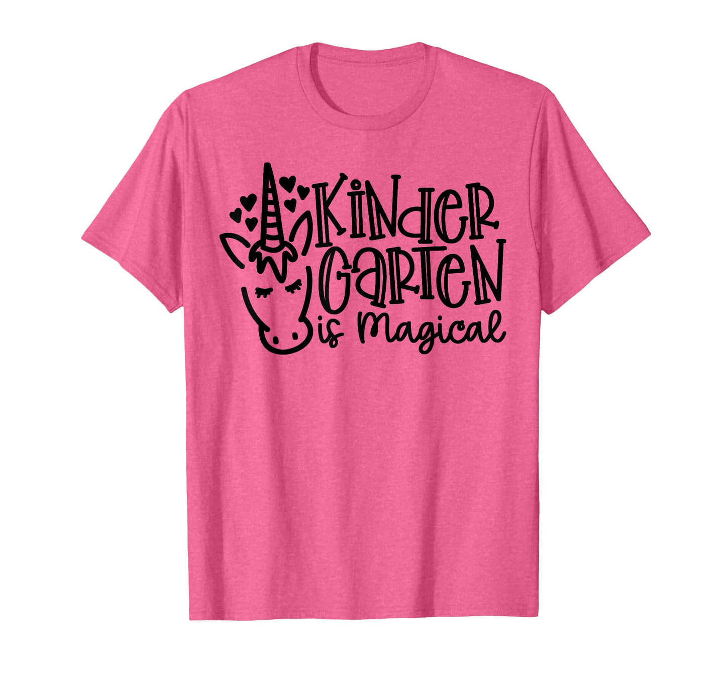 Kindergarten Is Magical Unicorn Vibes First Day Of School T-Shirt