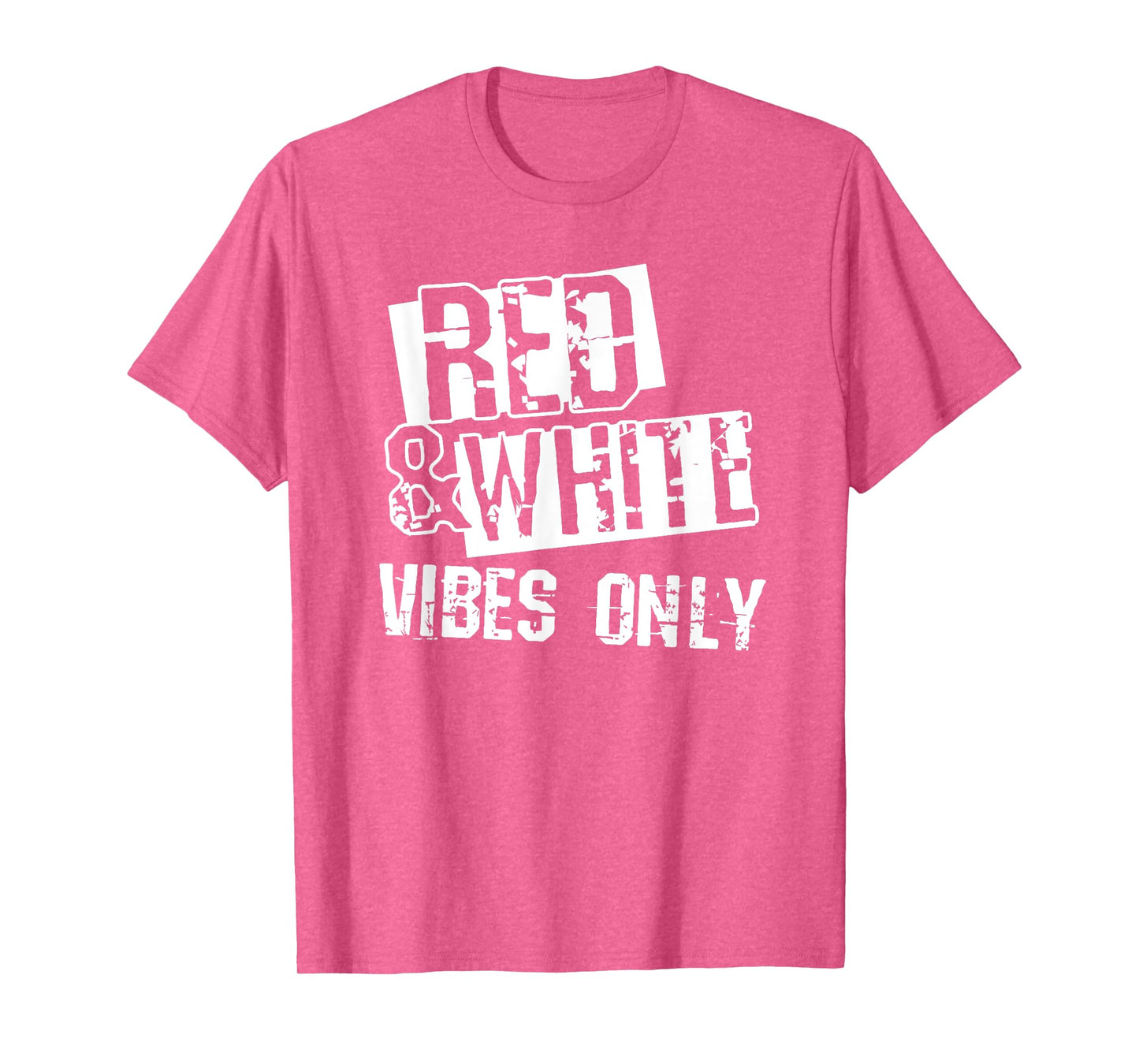 Red White Game Day for Football Team Colors School Spirit T-Shirt