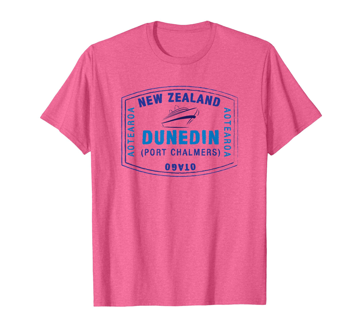 Dunedin New Zealand Passport Stamp Vacation T-shirt