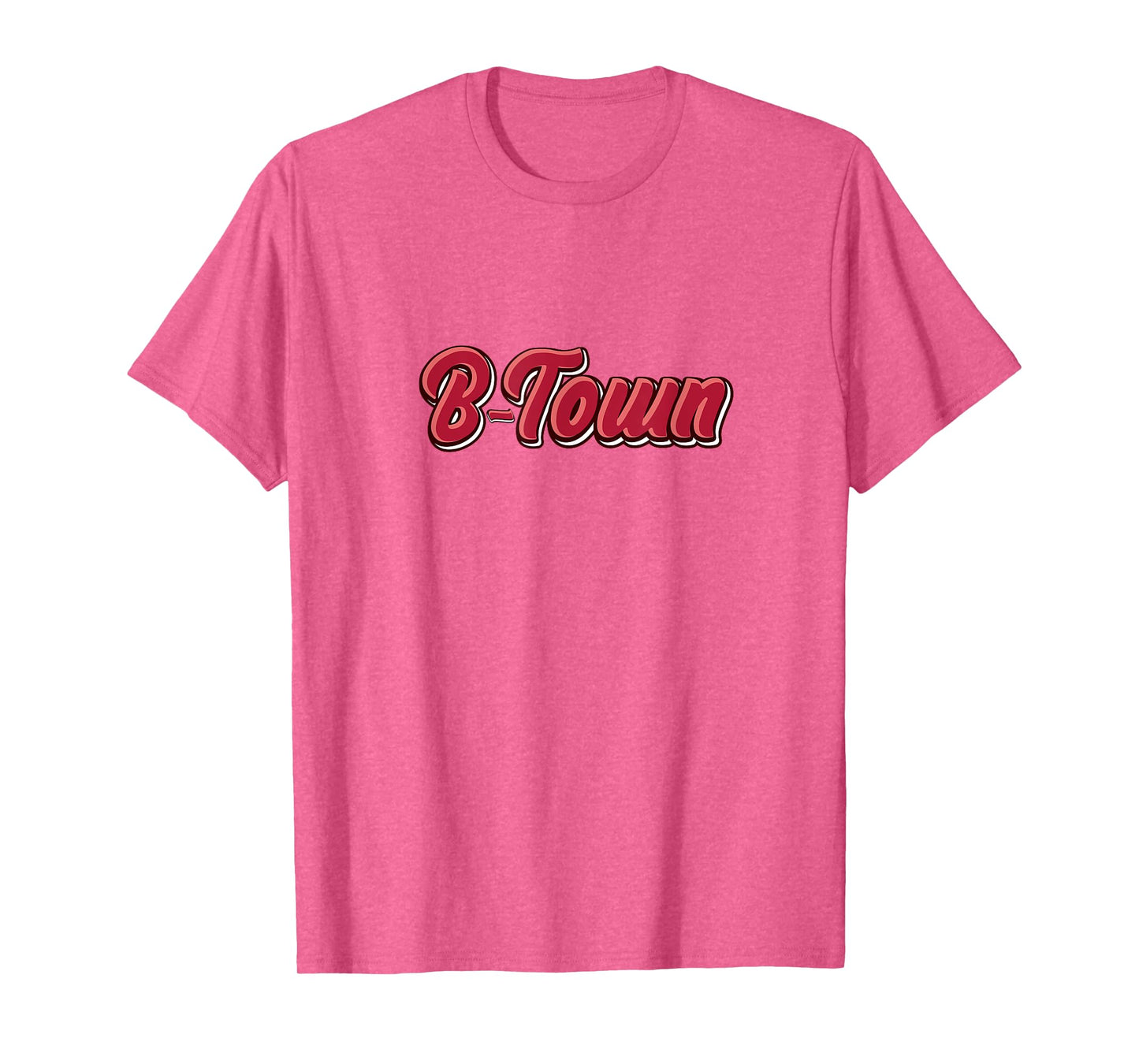Red & White B-Town Bloomington Indiana T-Shirt