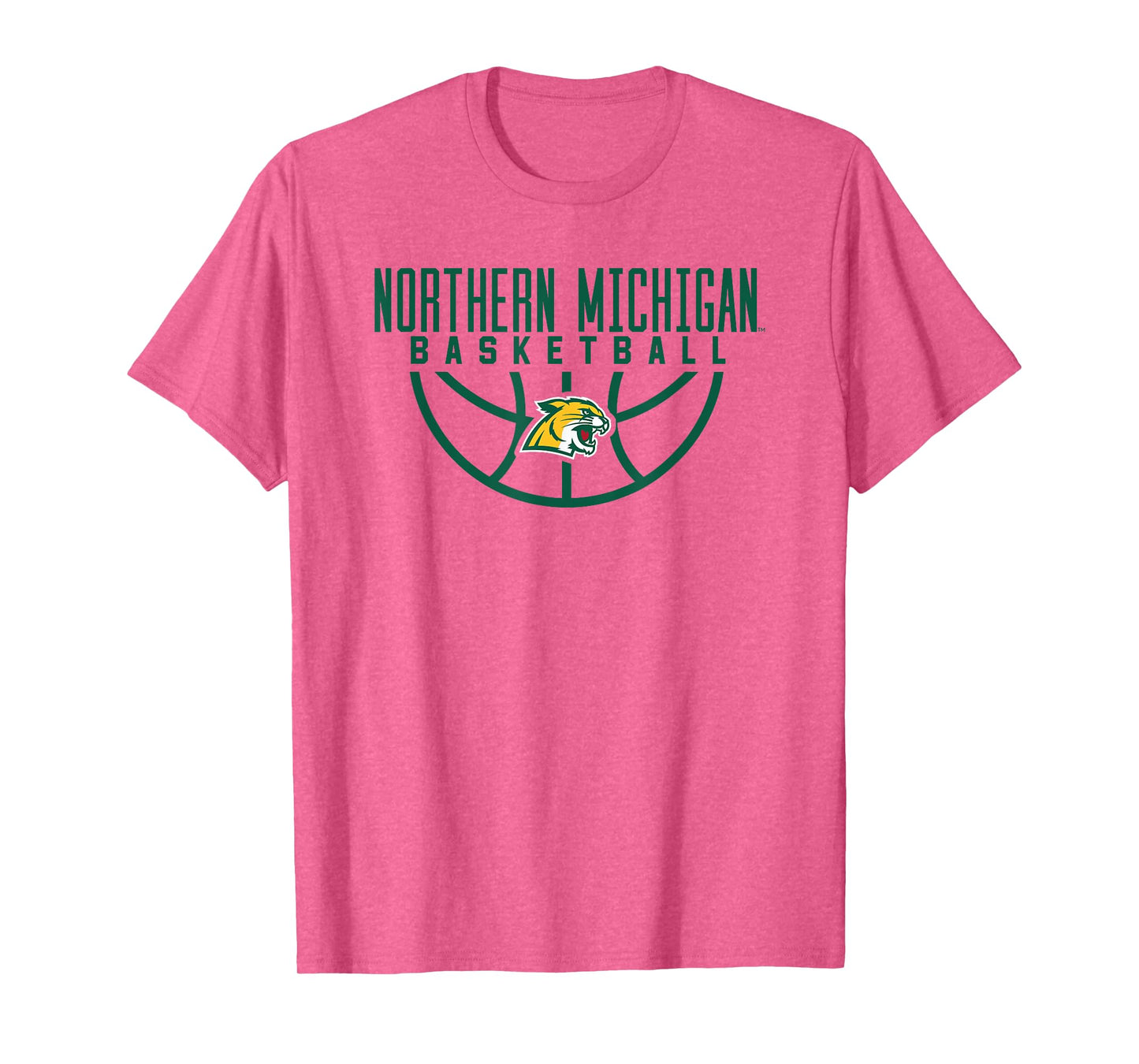 Northern Michigan University NMU Wildcats Basketball Arch T-Shirt