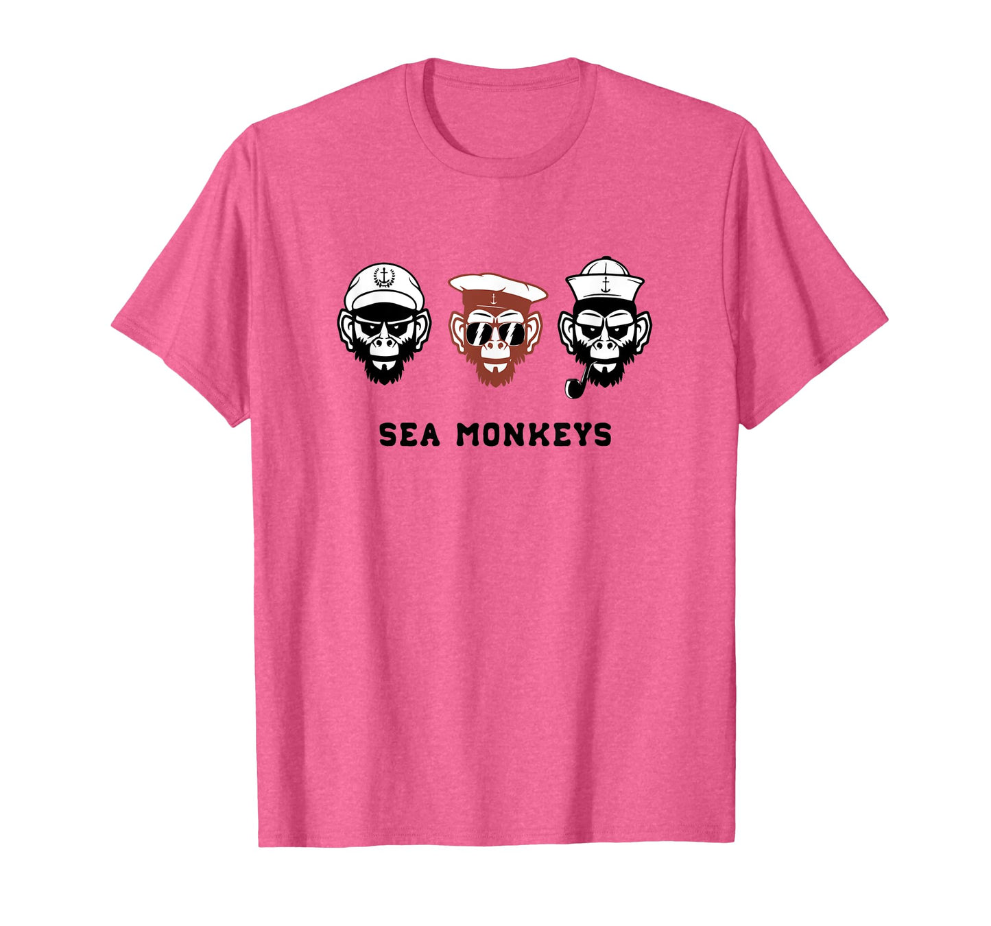 Sea Monkeys Ship Captain Funny Tee Shirt