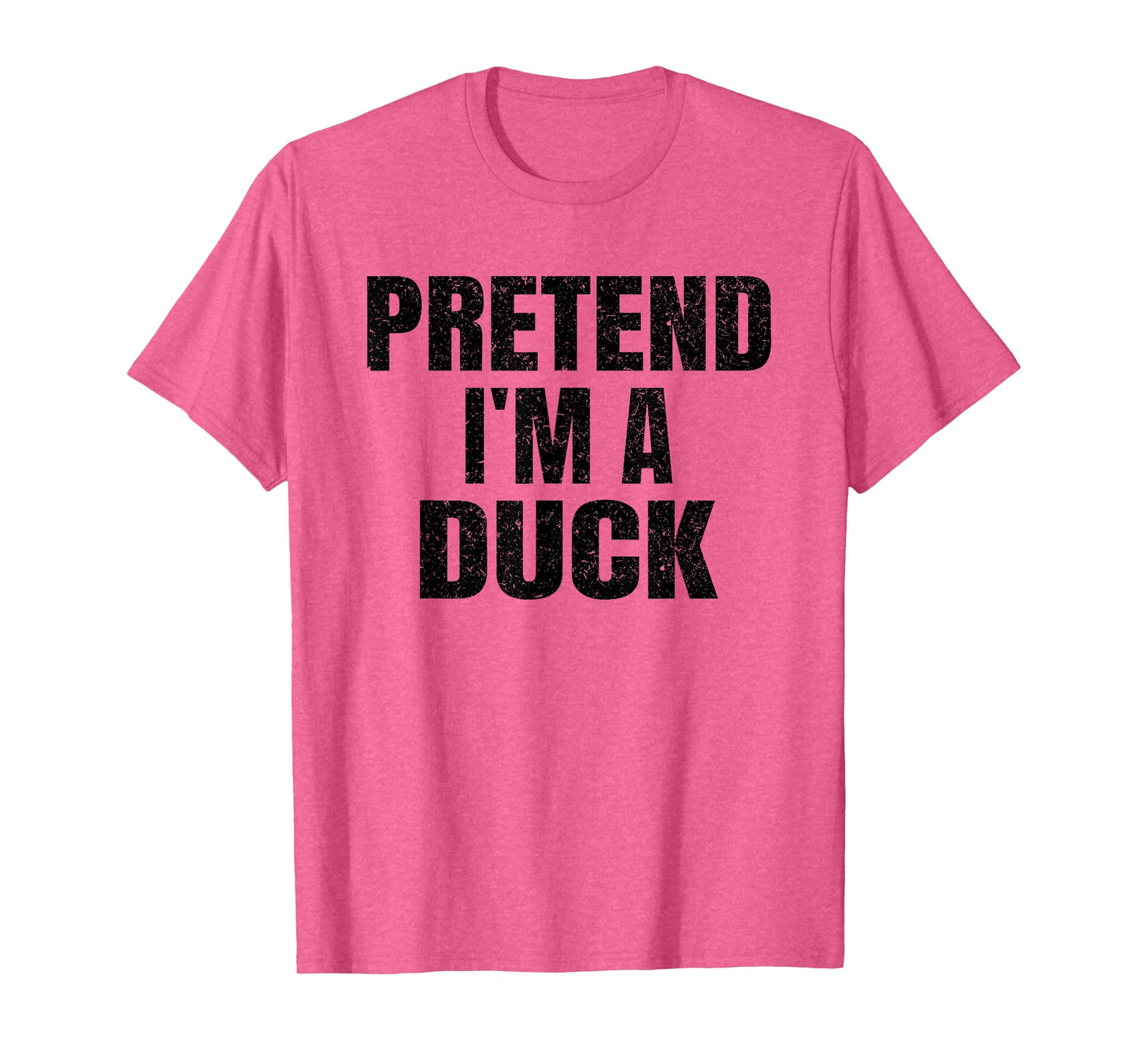 Pretend I'm A Duck Family Group Costume Lazy Easy Halloween T-Shirt