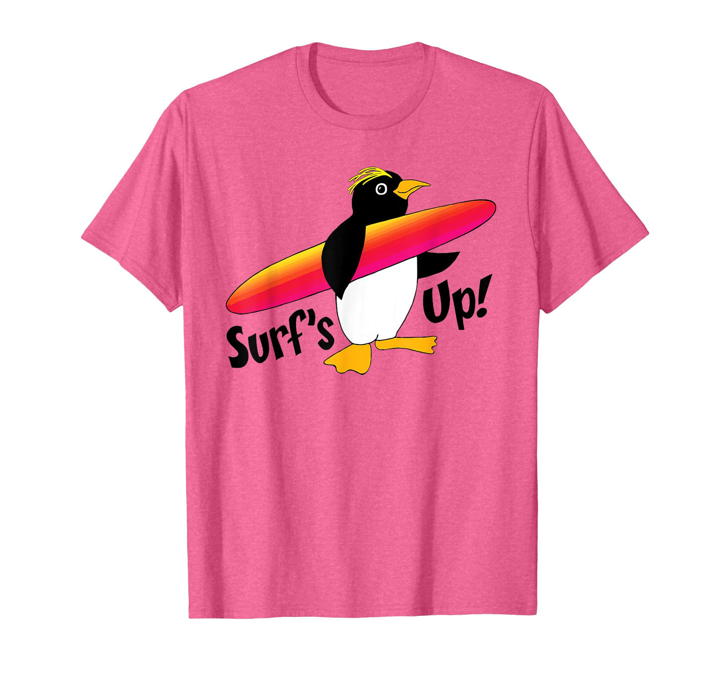 Cute Surfer Penguin T-Shirt T-Shirt
