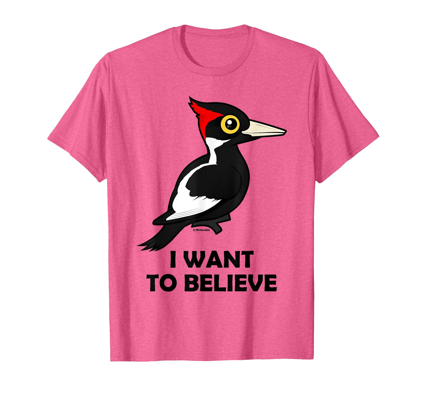 I Want To Believe Ivory-billed Woodpecker Birdorable Design T-Shirt