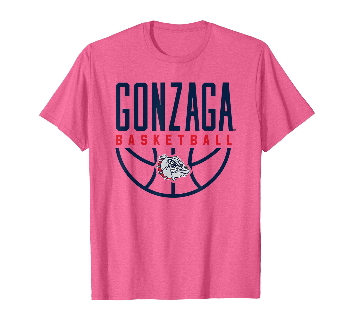Gonzaga University Bulldogs Basketball Arch T-Shirt