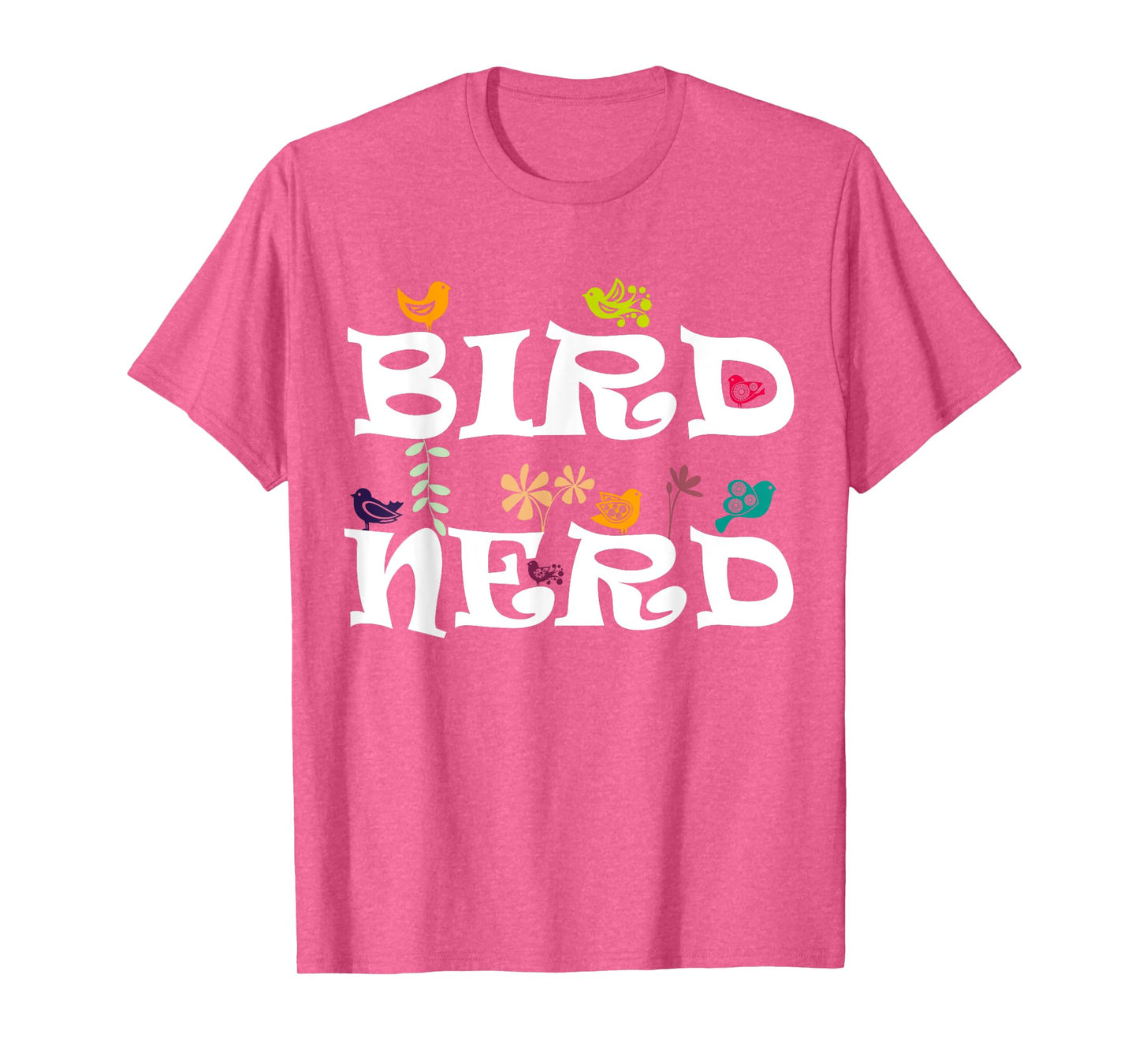 Birds to Watch Bird Nerd Ornithology Science Birds Spicies Birdwatching T-Shirt - Unisex-Adults, Grey, Small
