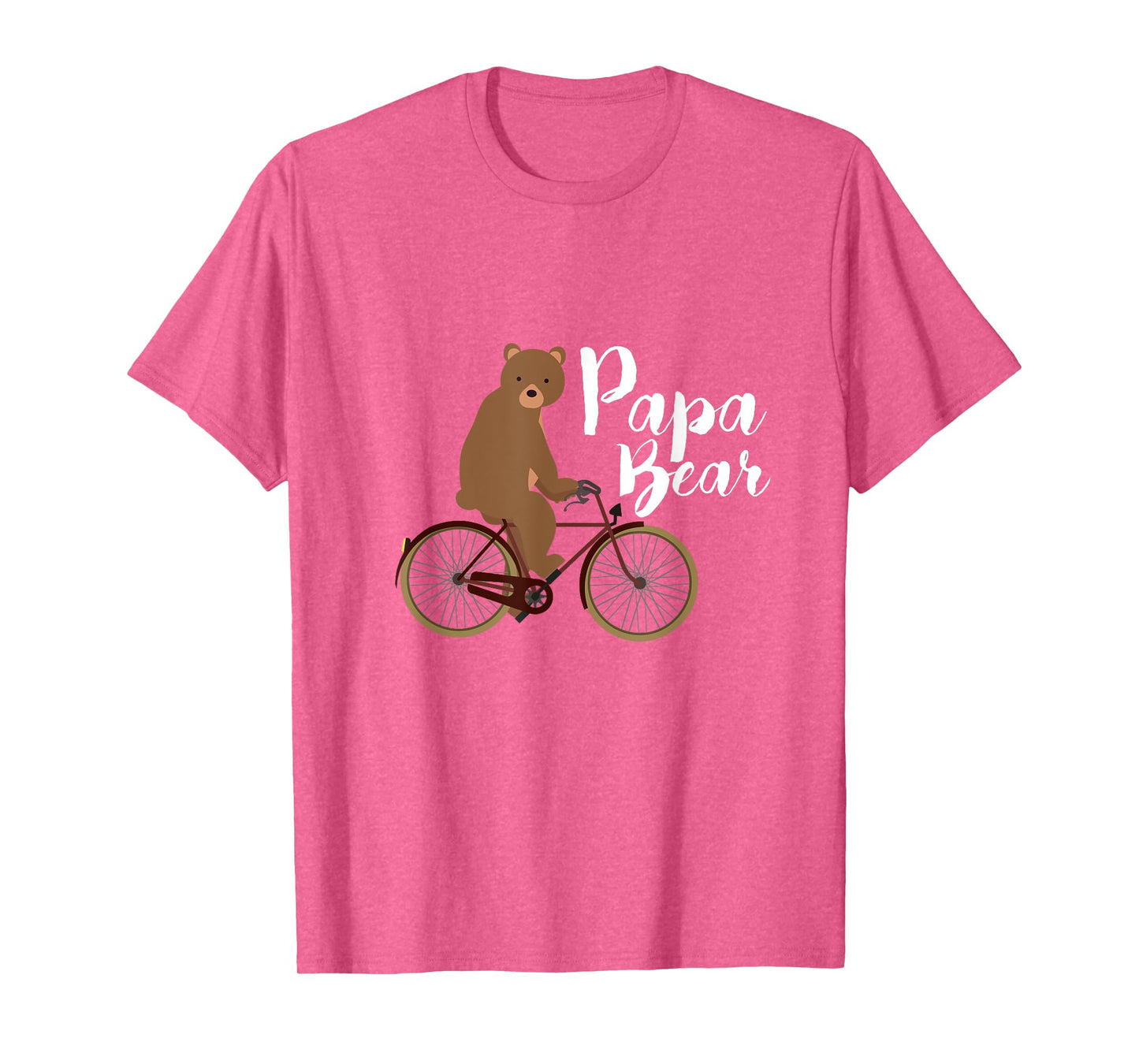 Papa Bear on a Bicycle T-Shirt