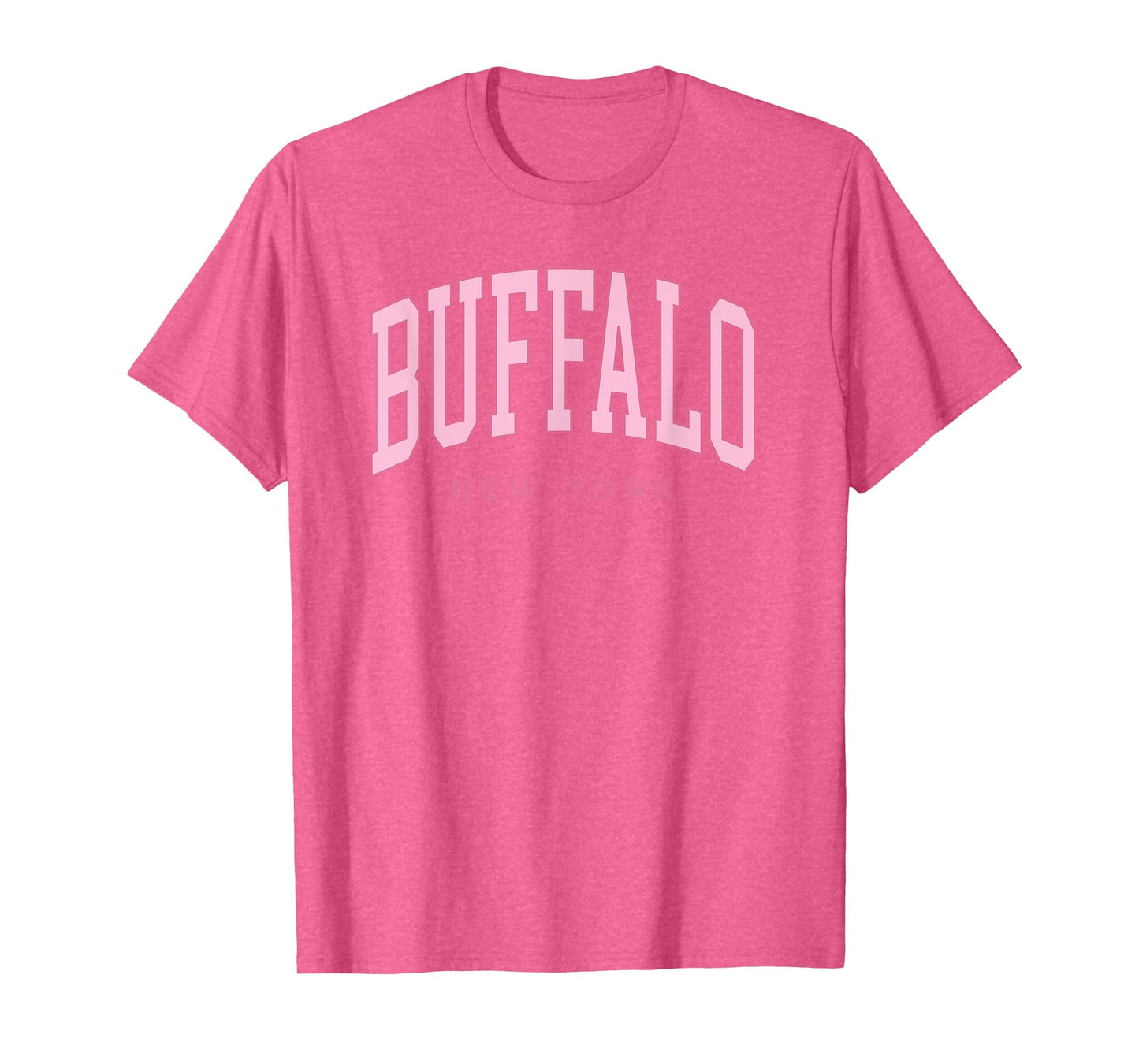 Buffalo NY Pink Retro Preppy Throwback Womens Girls Souvenir T-Shirt