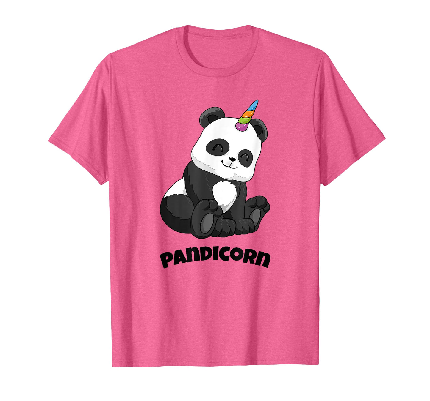 Pandicorn Unicorn Shirt Panda Lover Bear Rainbow Girl T-Shirt