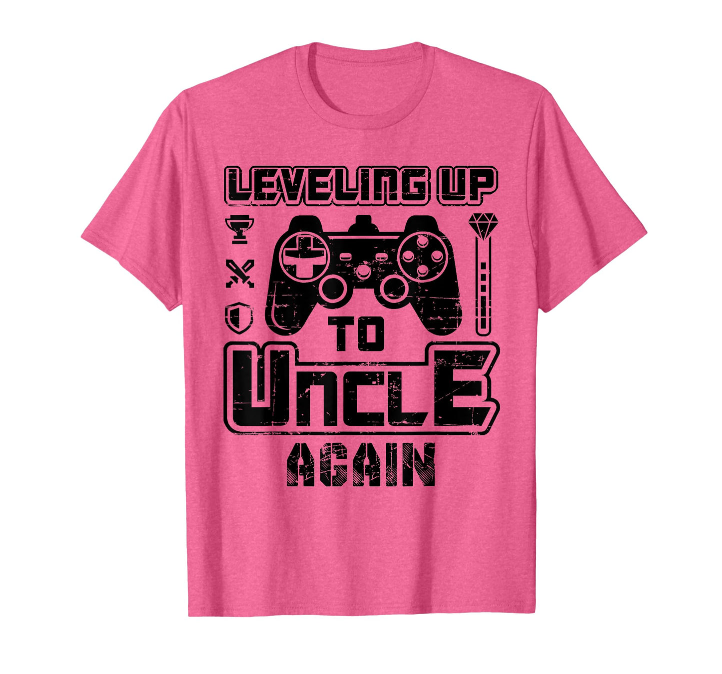 Leveling Up To Uncle Again Pregnancy Announcement T-Shirt