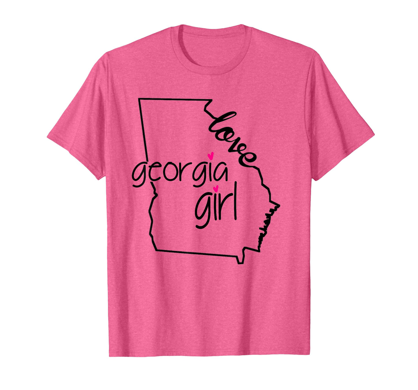 Georgia Girl Tshirt I Love Georgia Home Tee Peach State T-Shirt