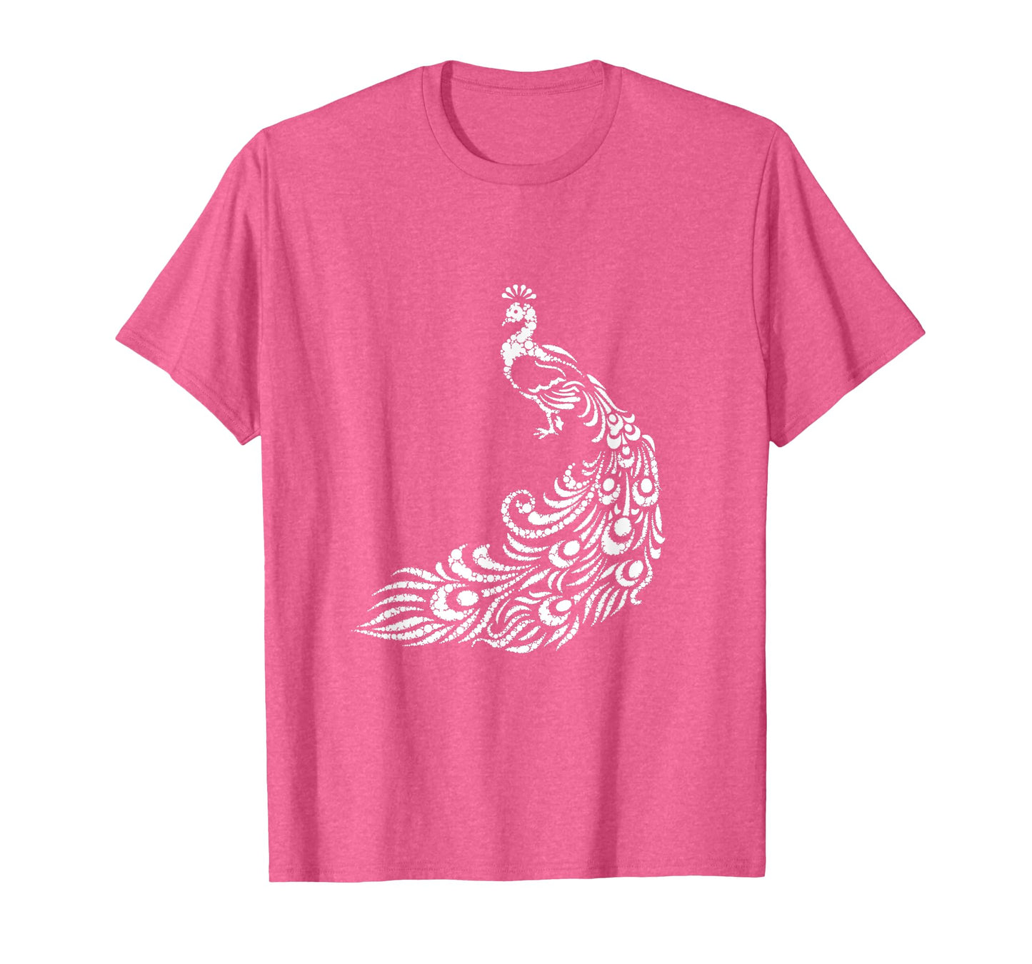 White Peacock Graphic T-Shirt
