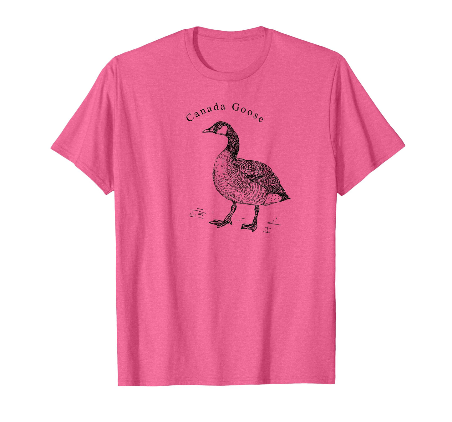 Canadian Goose Standing T-shirt Waterfowl Lover T-Shirt