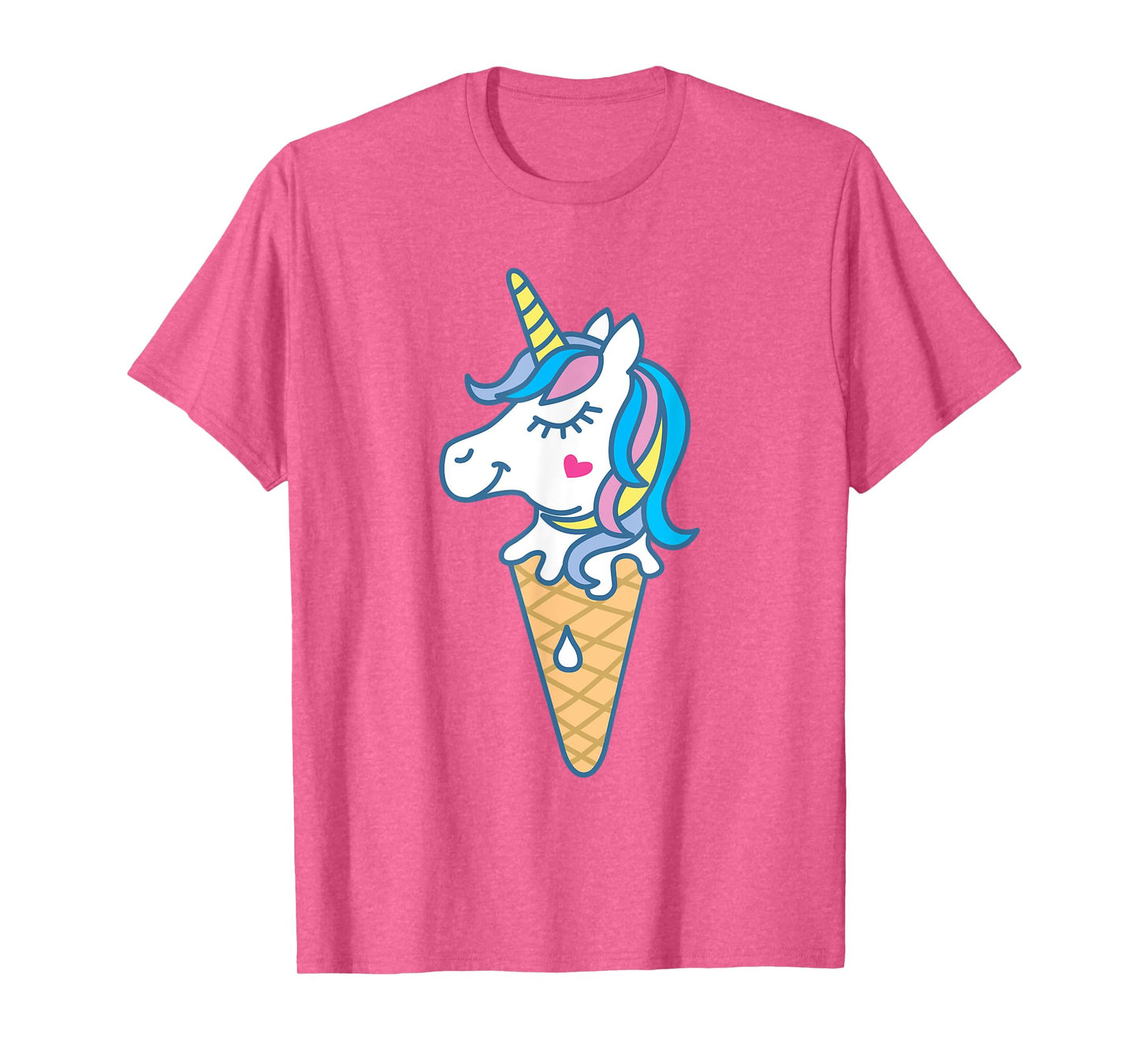Ice Cream Unicone Art Unicorn Cute Graphic Men Women Kids T-Shirt