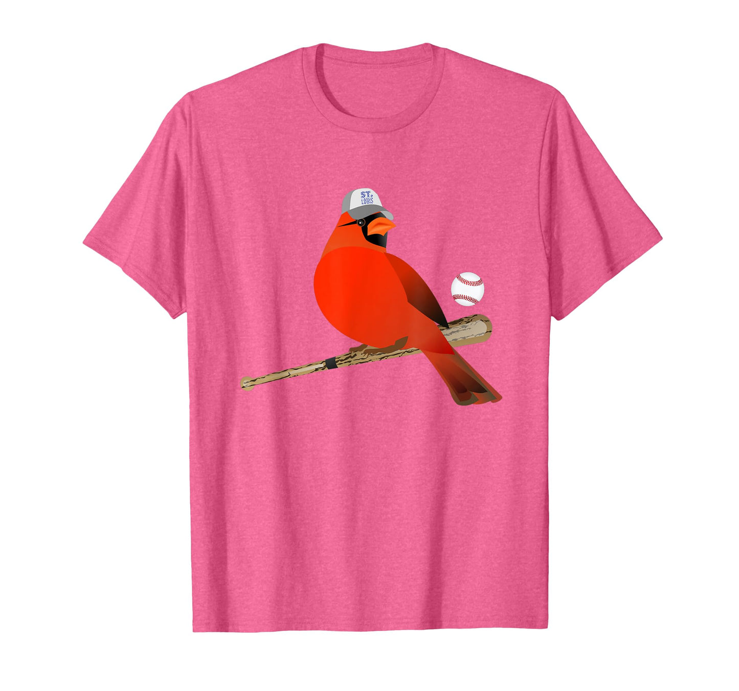 Saint Louis Red Cardinal Funny Bird Design T-Shirt