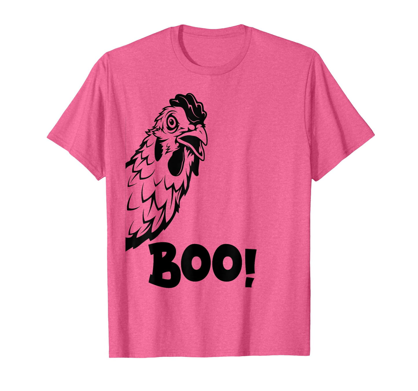Boo Chiken Shirt Hen Hiding Peekaboo Scary Halloween Chicken T-Shirt