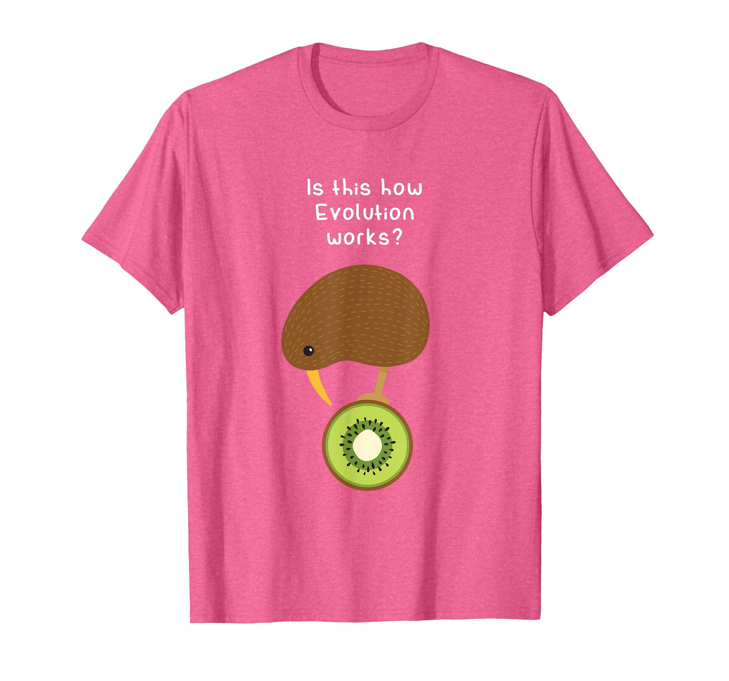 Kiwi Bird Evolution Funny Kiwi Fruit Pun Gift T Shirt T-Shirt