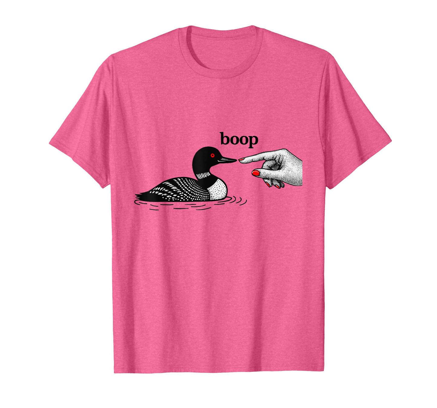 Pointing Hand Boops a Loon T-Shirt