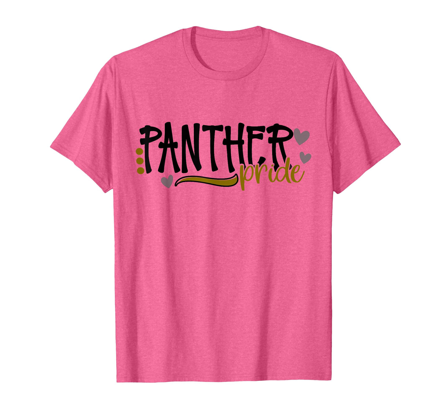 Panther Pride School Sports Fan Team Spirit T-Shirt
