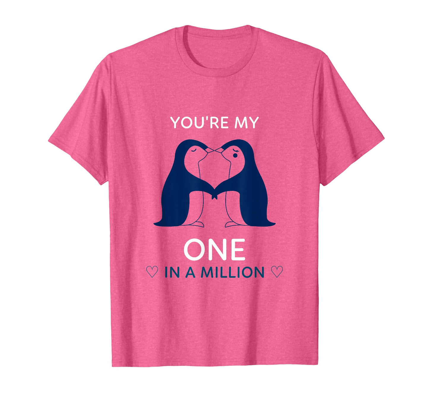 Romantic Penguin Cool you're my one animal love gift tee T-Shirt