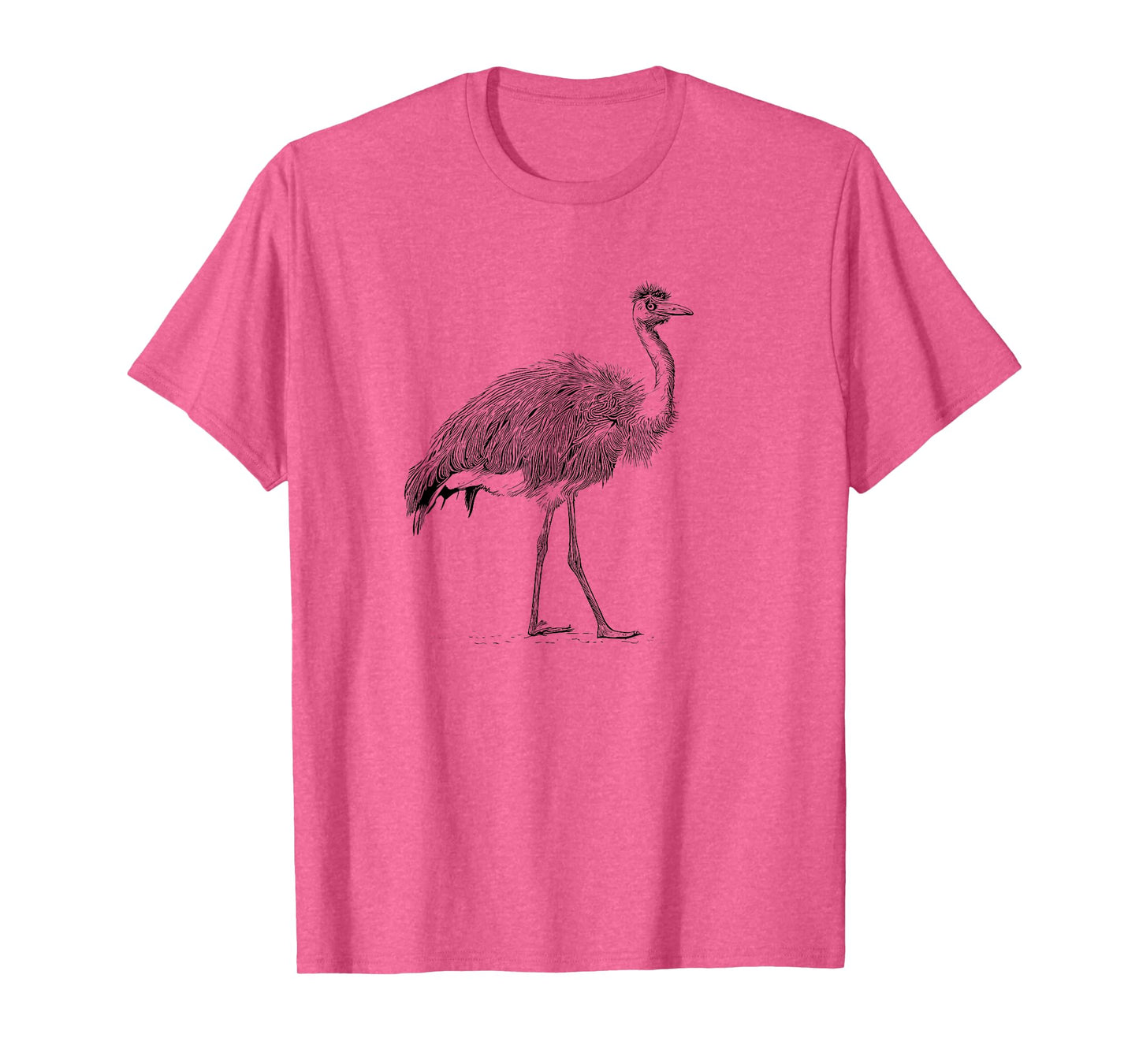 Zookeeper Retro Illustration Vintage Flightless Emu Lover T-Shirt